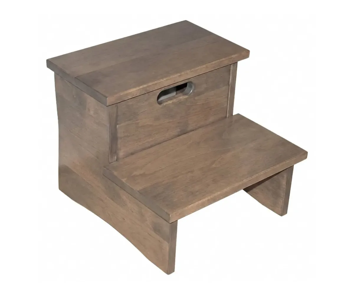 Amish solid wood kitchen step stool