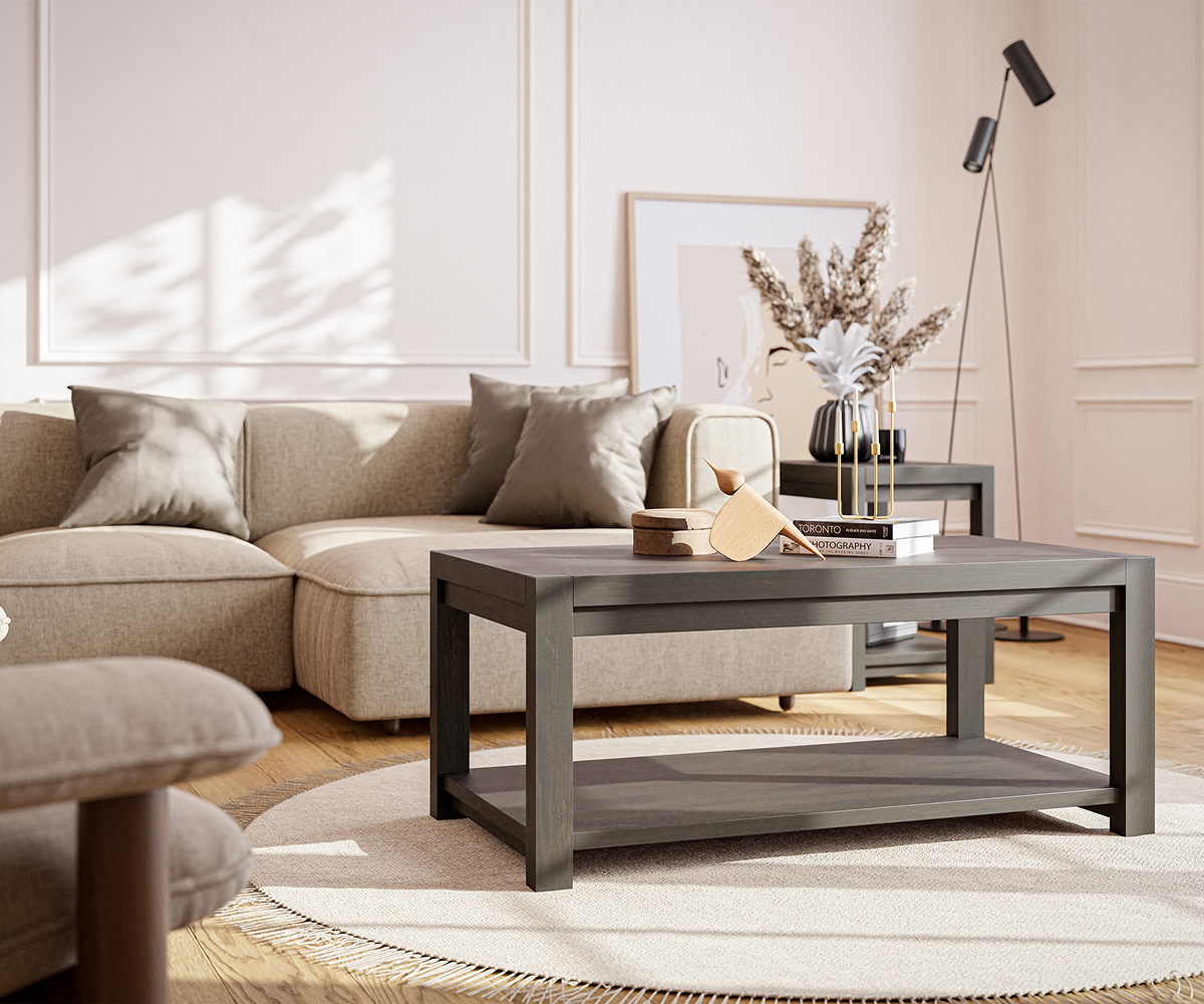 Handcrafted living room furniture in a welcoming interior